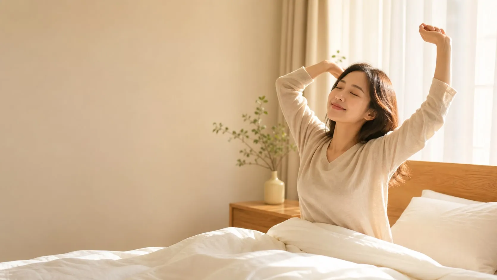 잠들지 못해 뒤척이는 사람